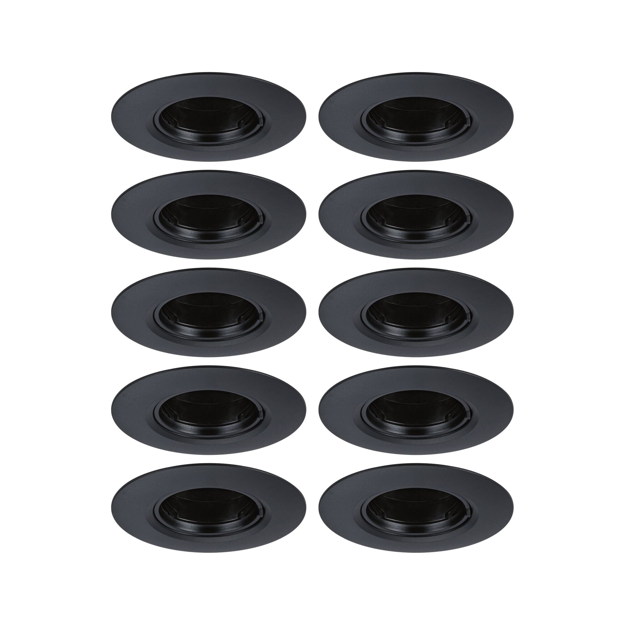 Paulmann PAULMANN LED-Einbaustrahler 10W 10LEDs 921.20 schwarz GU10 schwarz matt Kunststoff IP23