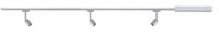 PAULMANN Schienenstrahler 10W HV chr Pure 954.63 GU10 ST IP20 1Ph