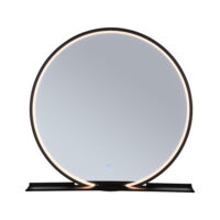 PAULMANN LED-Spiegelleuchte 14W 160lm schwarz Miro 710.90 2700-6500K