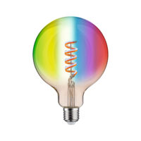 PAULMANN LED-Kugellampe FM E27 G125 6,3W 291.62 2200-6500K rgbw 470lm G kl dimmbar