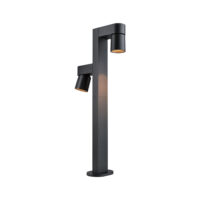 PAULMANN LED-Pollerleuchte 18W IP44 anthrazit Kimu 948.25 2200K 500lm Aluminium Gl_tr