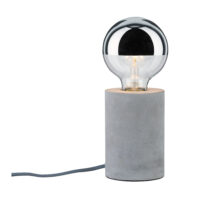 PAULMANN Wohnraumleuchte 20W HV E27 grau Mik 796.21 mit Schalt