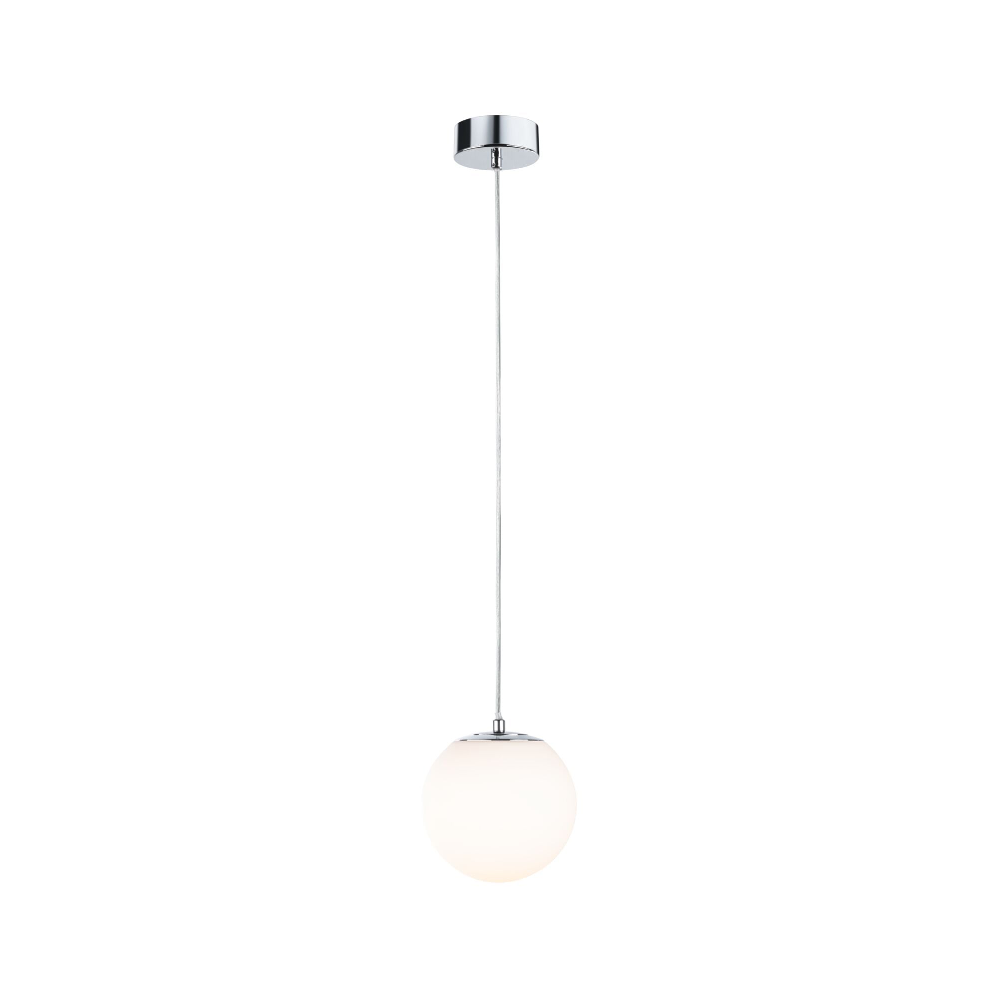 Paulmann PAULMANN LED-Pendelleuchte 1LED 3000K Gove 710.66 900lm Konverter chr sym IP44