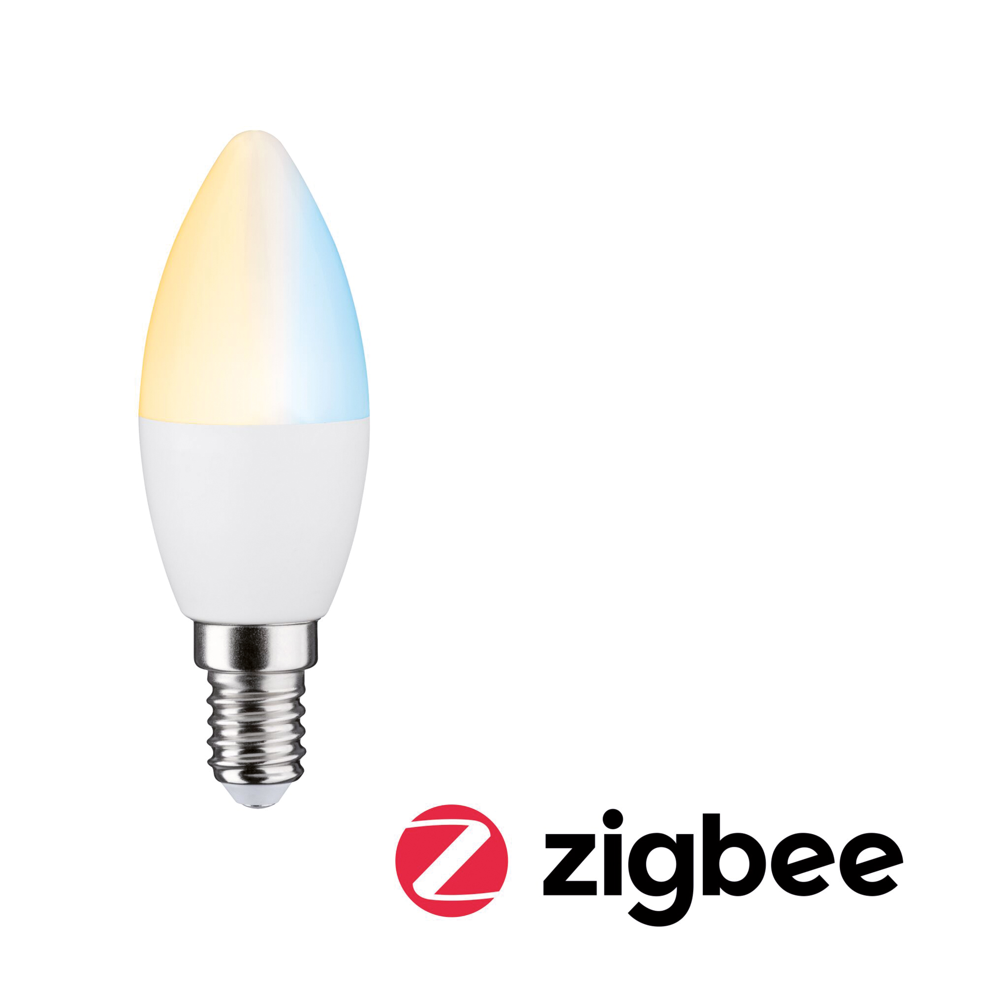 Paulmann PAULMANN LED-Kerzenlampe E14 B38 5,5W weiß 501.26 2700-6500K 400lm G mattiert dimmbar