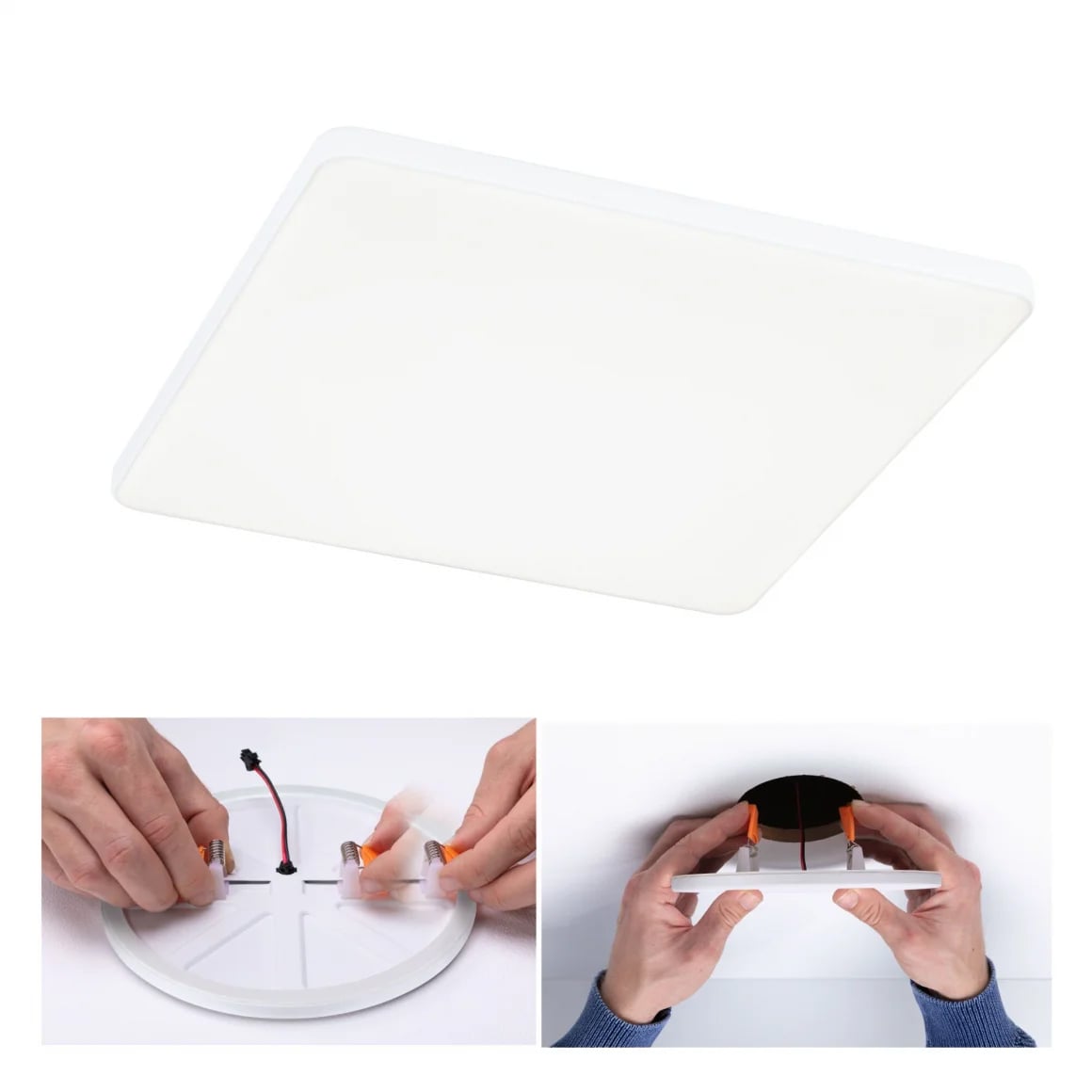 Paulmann PAULMANN LED-Panel 200x200mm 20W 4000K Veluna VariFit 799.55 1500lm weiß