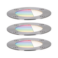 PAULMANN LED-Bodeneinbauleuchte 15W rgbw 942.75 6500K 200lm 24-230V IP65 Konverter si