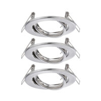 PAULMANN Einbaustrahler 3x40W HV eisen 933.91 GU10 eisen gbürst Aluminium IP20