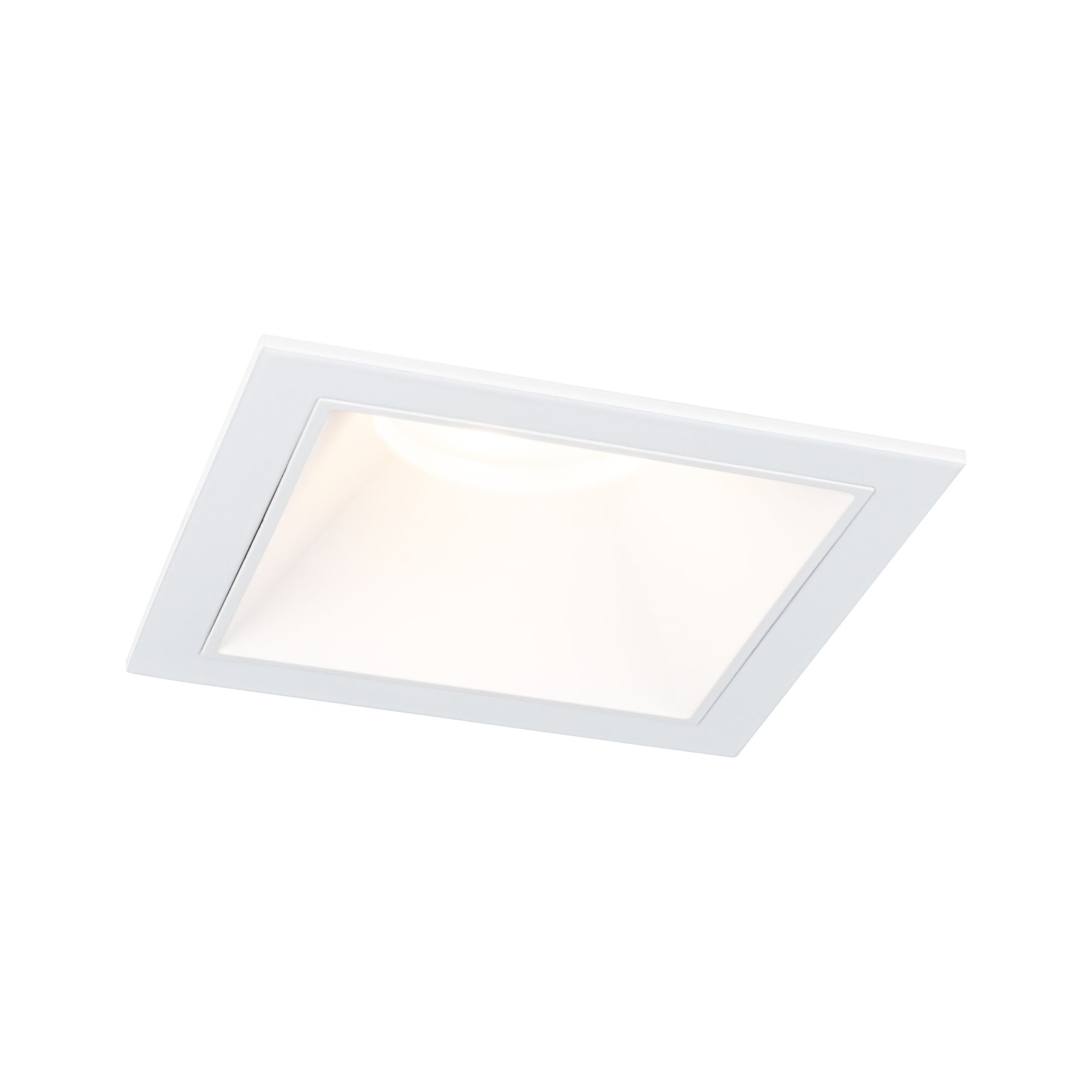 Paulmann PAULMANN LED-Einbaustrahler 6W 1LED weiß 931.28 2700K weiß 470lm weiß matt RF:matt Aluminium