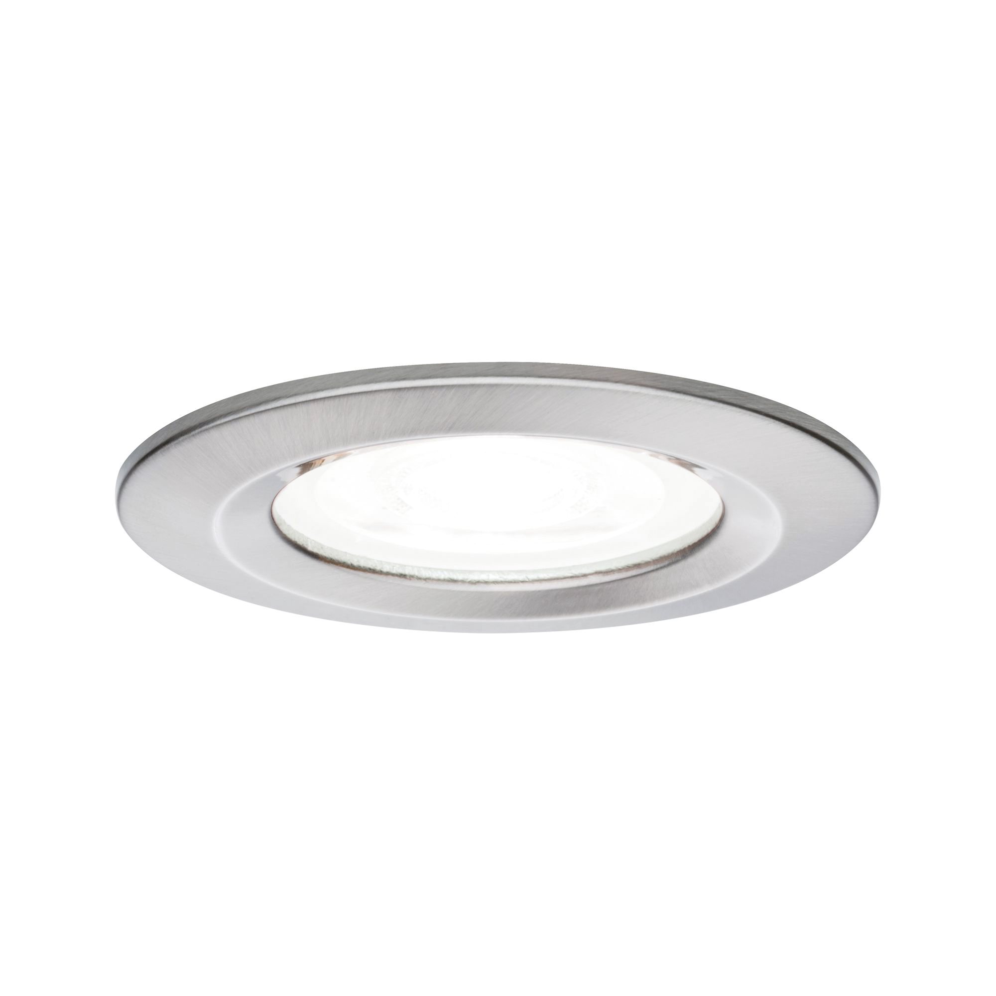 Paulmann PAULMANN LED-Einbaustrahler 6,5W 1LED weiß Nova 929.81 Edelstahl 4000K 450lm GU10 Edelstahl