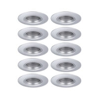 PAULMANN LED-Einbaustrahler 10W 10LEDs 921.19 chr GU10 chr matt Kunststoff IP23