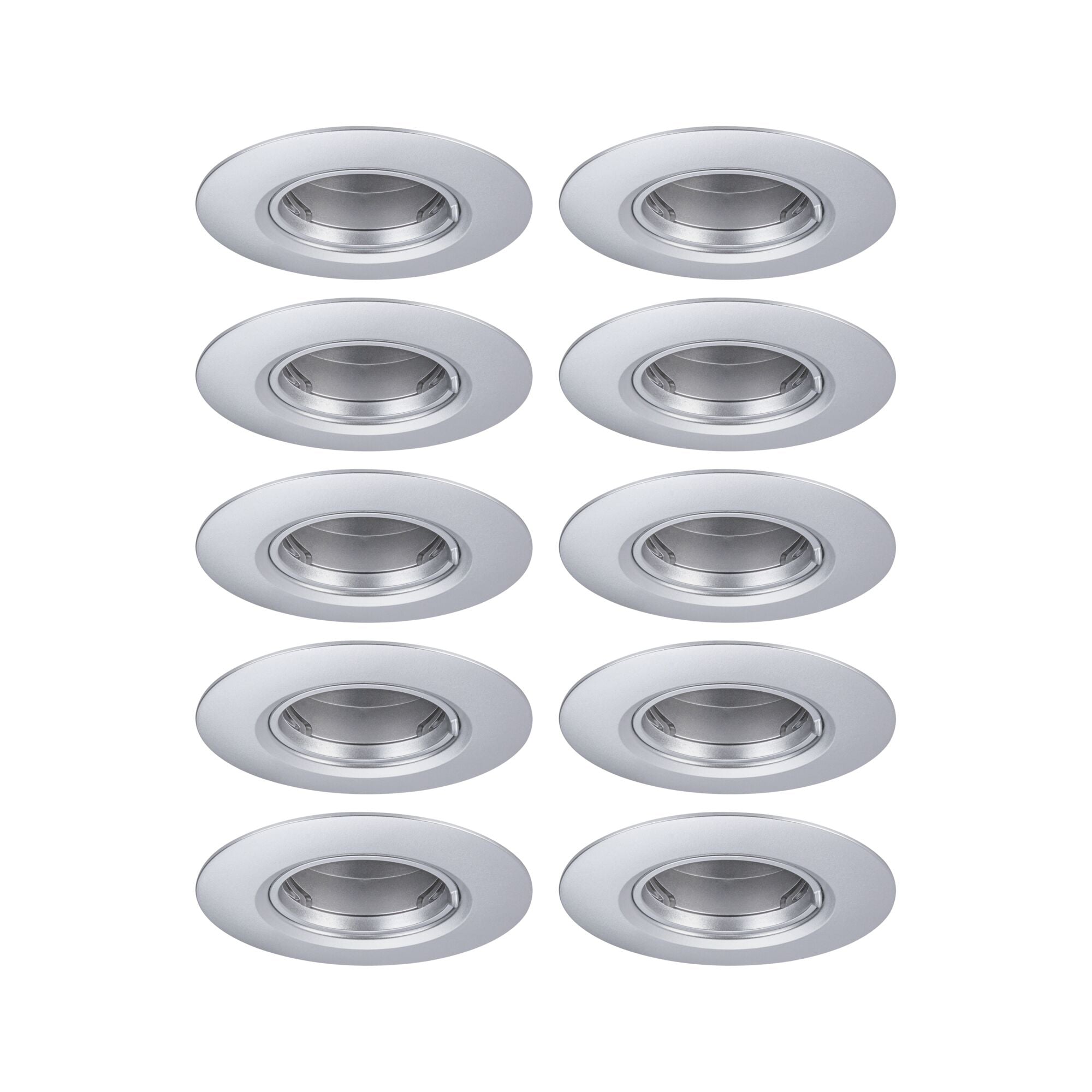 Paulmann PAULMANN LED-Einbaustrahler 10W 10LEDs 921.19 chr GU10 chr matt Kunststoff IP23