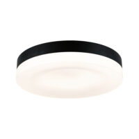 PAULMANN LED-Deckenanbauleuchte 18W schwarz Amalie 967.78 2700K 1000lm