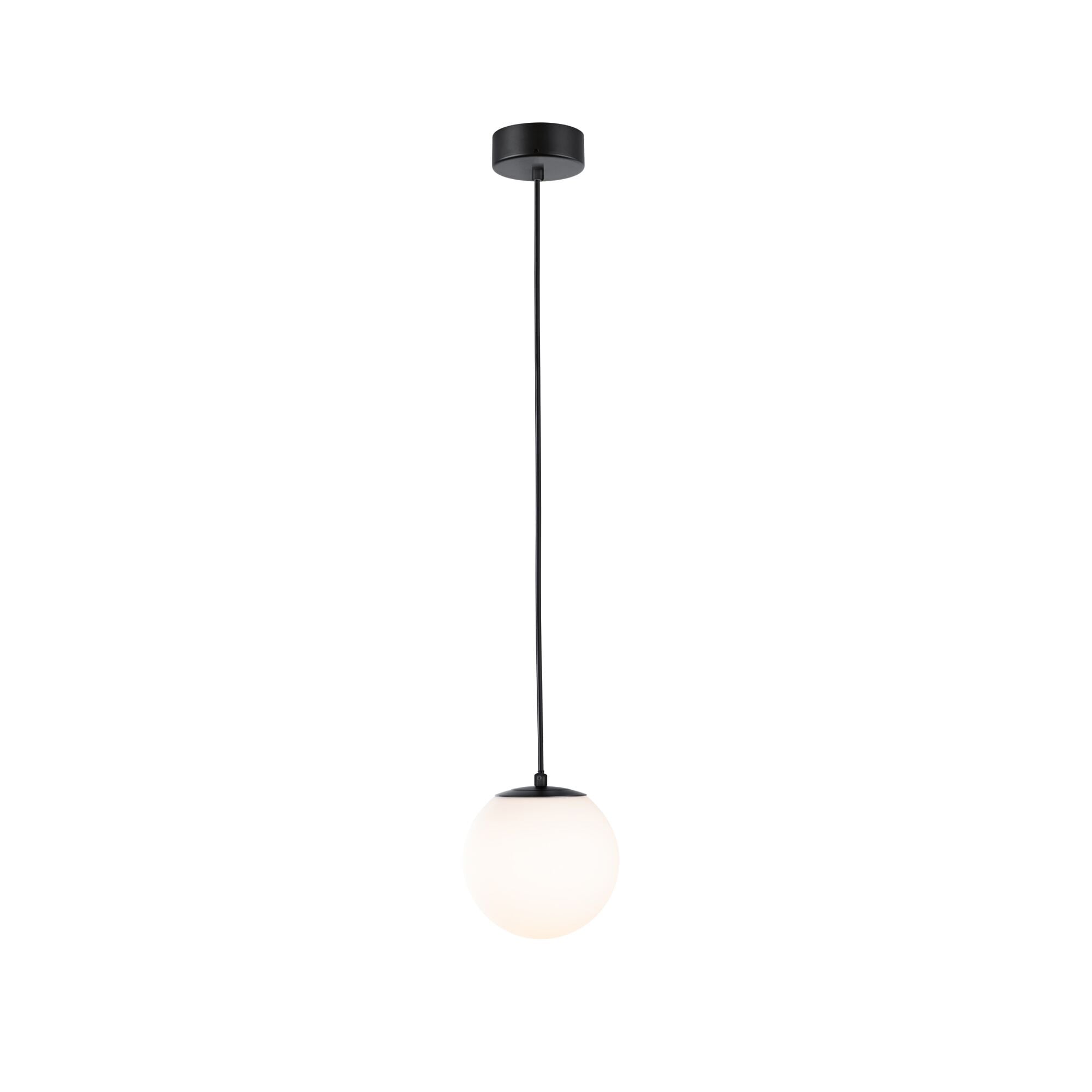 Paulmann PAULMANN LED-Pendelleuchte 1LED 3000K schwarz Gove 710.73 900lm Konverter sym IP44