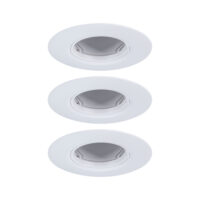 PAULMANN LED-Einbaustrahler 3x10W 3LEDs 921.12 weiß GU10 weiß matt Kunststoff IP23
