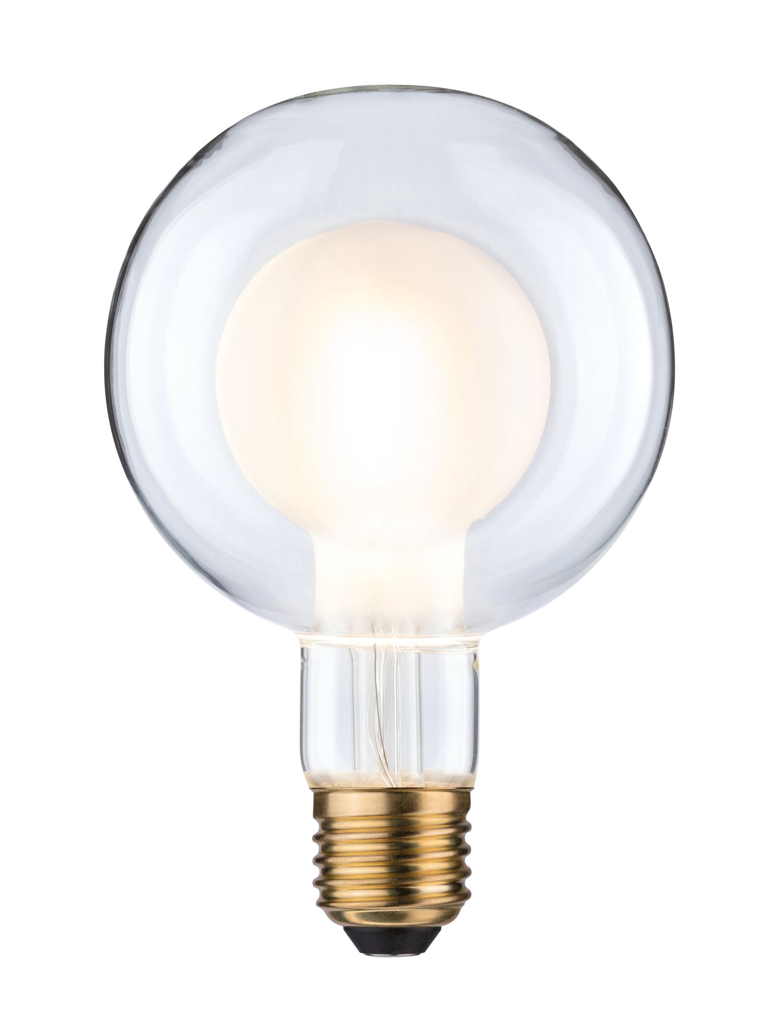 Paulmann PAULMANN LED-Kugellampe FM E27 G95 4W weiß 287.68 2700K 450lm E mattiert dimmbar AC
