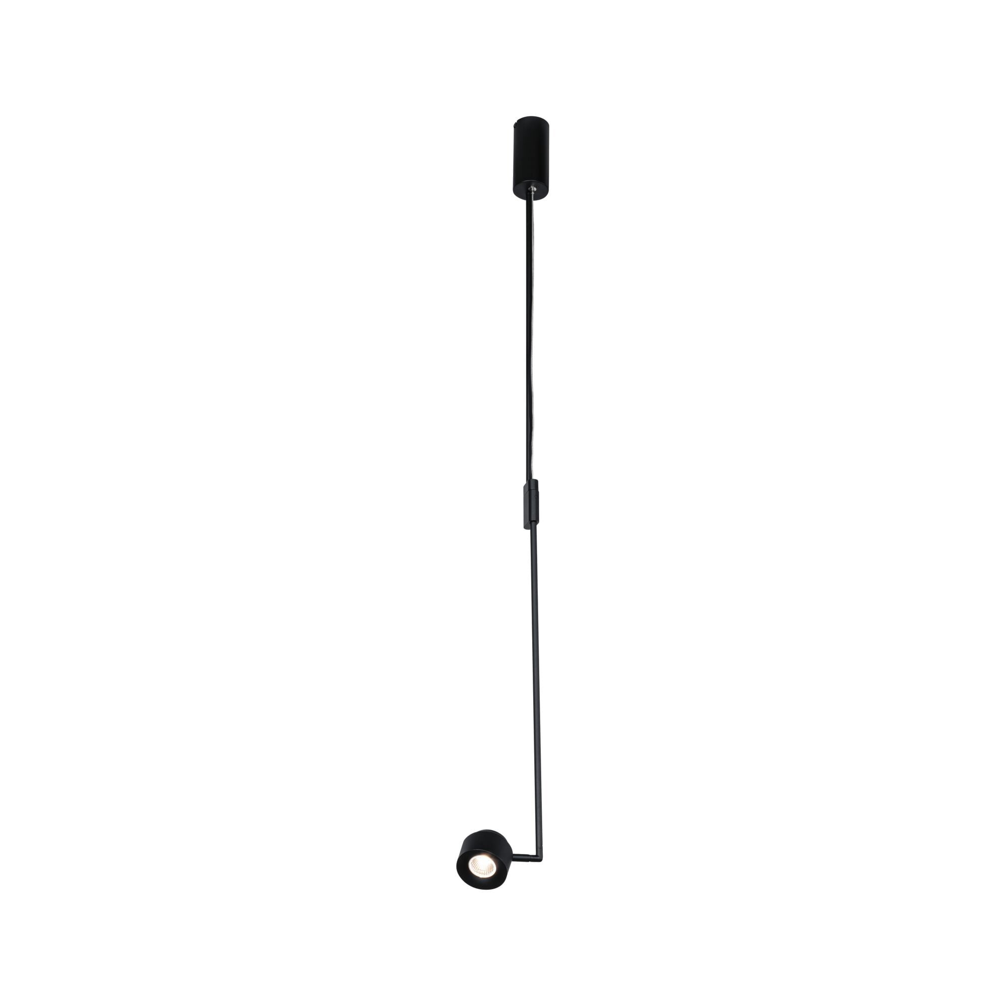 Paulmann PAULMANN LED-Pendelleuchte 1LED 2700K schwarz Puric Pane 797.72 600lm Konverter sym IP20