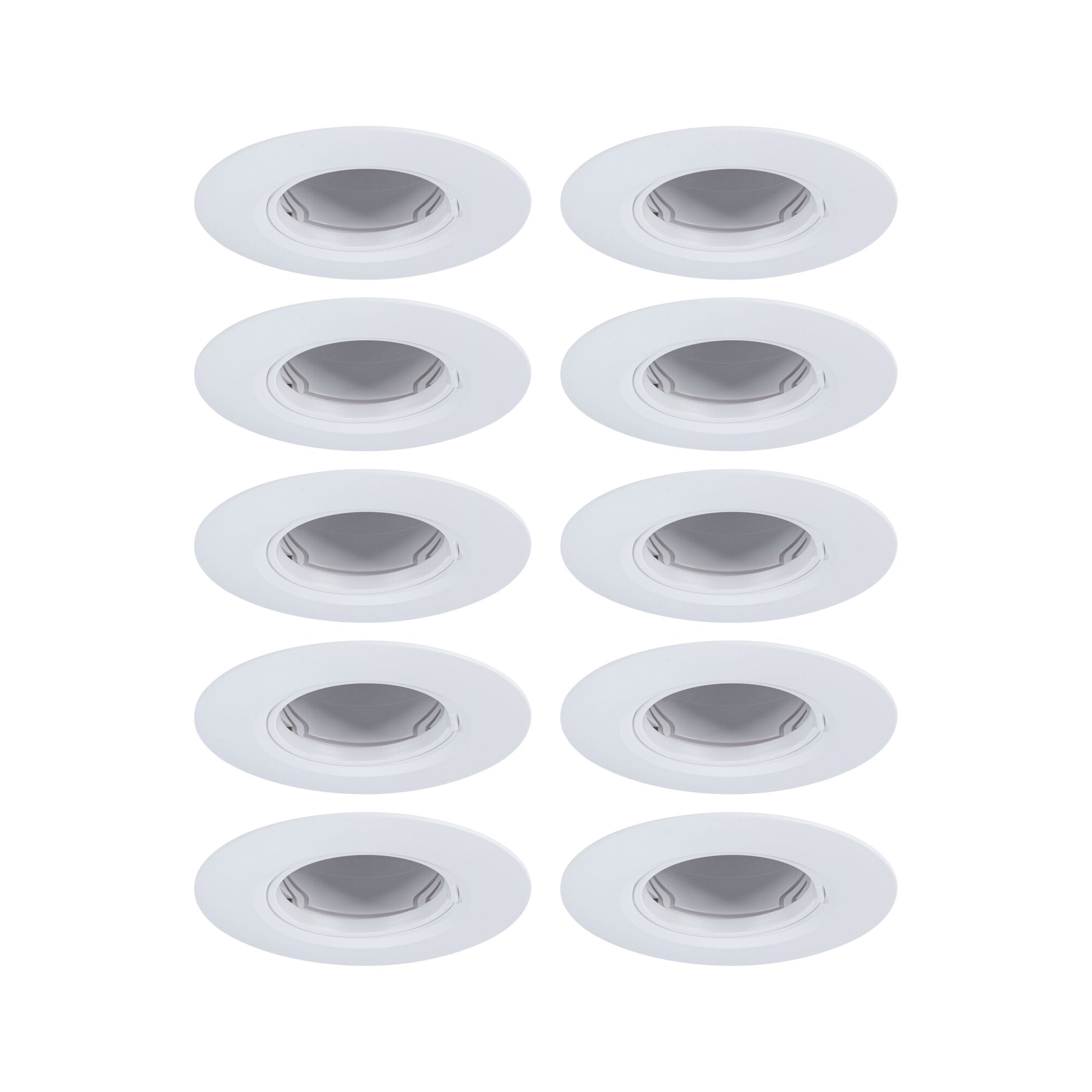 Paulmann PAULMANN LED-Einbaustrahler 10W 10LEDs 921.18 weiß GU10 weiß matt Kunststoff IP23