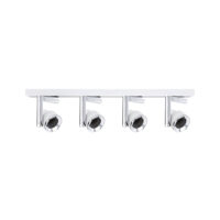 PAULMANN Deckenanbauleuchte 4x10W HV chr Turn 666.76