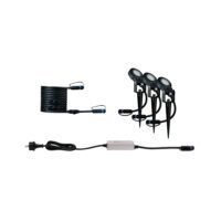PAULMANN LED-Wegeleuchte 18,9W IP67 anthrazit Plug & Shin 947.29 2200K 280lm Aluminium