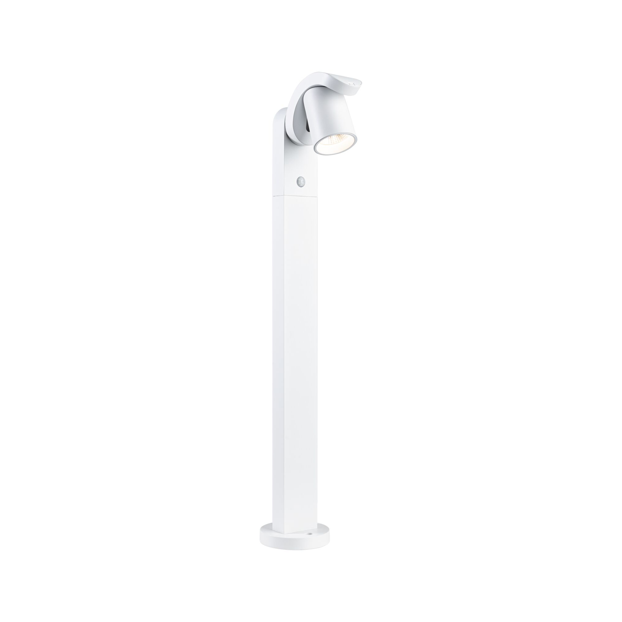 Paulmann PAULMANN LED-Pollerleuchte 12,5W IP44 weiß Cuff 948.33 3000K 700lm Aluminium Gl_tr