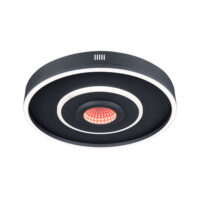 PAULMANN LED-Anbauleuchte 24W 3000-6500K Spaceglow 710.39 1200lm RGBW schwarz
