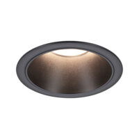 PAULMANN LED-Einbaustrahler 6W 1LED schwarz 948.71 2700K weiß 470lm schwarz matt RF:matt Aluminium