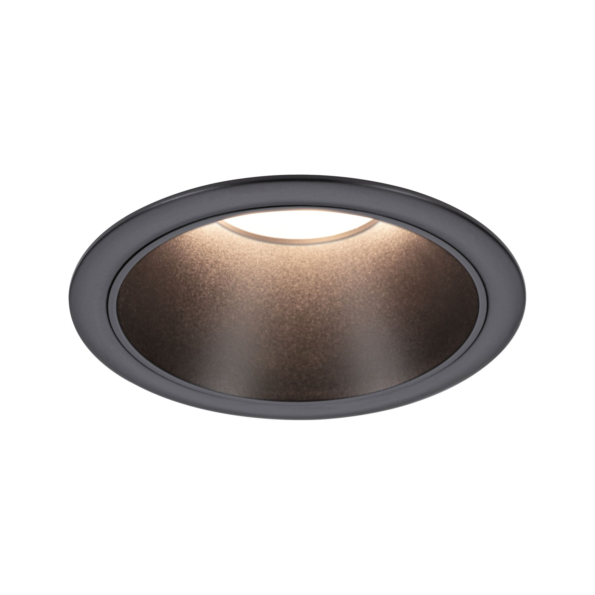 Paulmann PAULMANN LED-Einbaustrahler 6W 1LED schwarz 948.71 2700K weiß 470lm schwarz matt RF:matt Aluminium