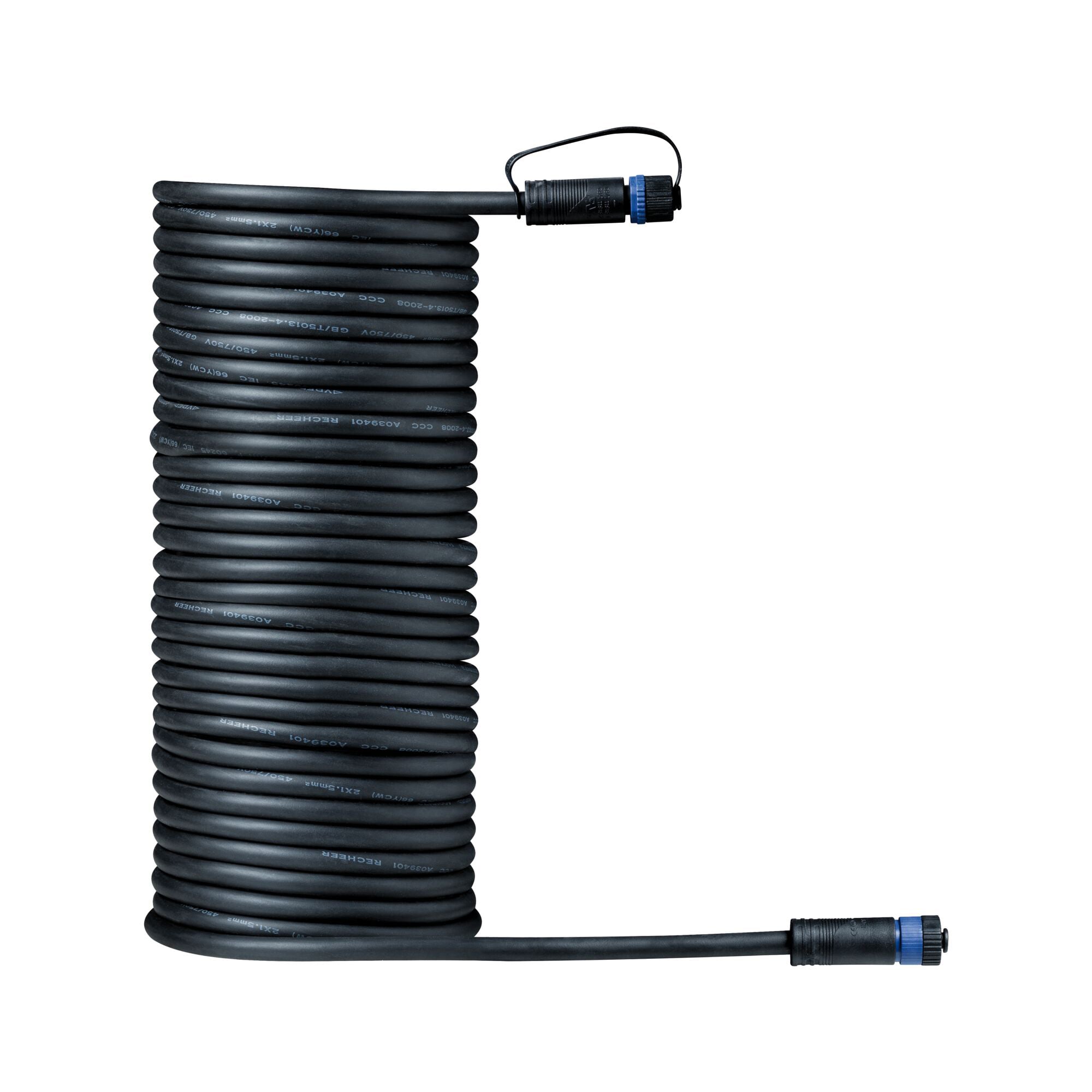 Paulmann PAULMANN Verbindungskabel schwarz 2x1,5qmm Plug+Shine 942.77 10000mm