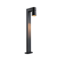 PAULMANN LED-Pollerleuchte 9,5W IP44 Aluminium Kimu 948.23 2200K 500lm anthrazit Gl_tr