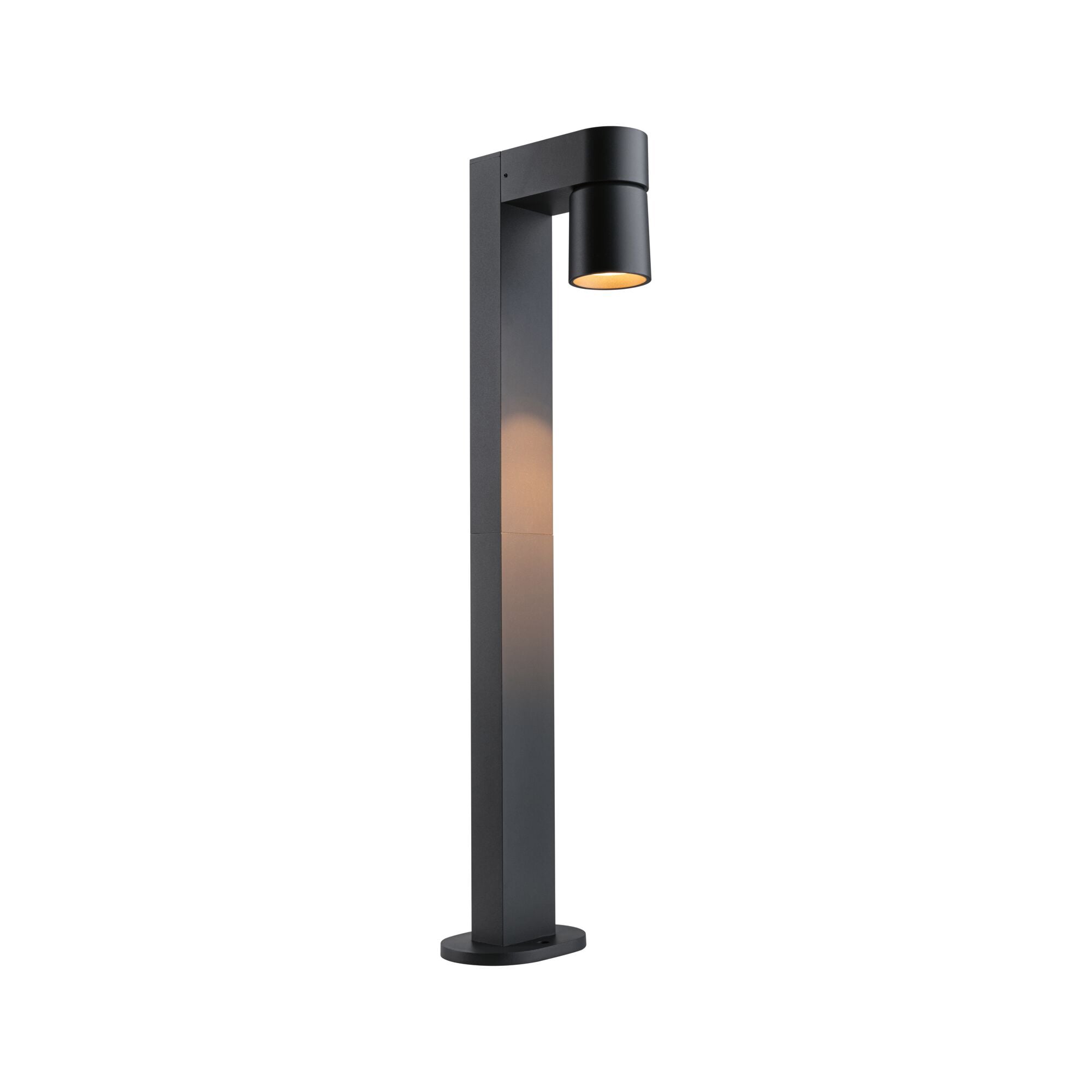 Paulmann PAULMANN LED-Pollerleuchte 9,5W IP44 Aluminium Kimu 948.23 2200K 500lm anthrazit Gl_tr