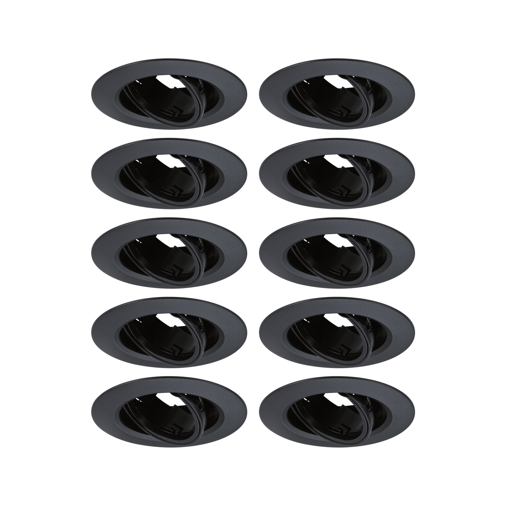 Paulmann PAULMANN LED-Einbaustrahler 10W 10LEDs 921.17 schwarz GU10 schwarz matt Kunststoff IP23
