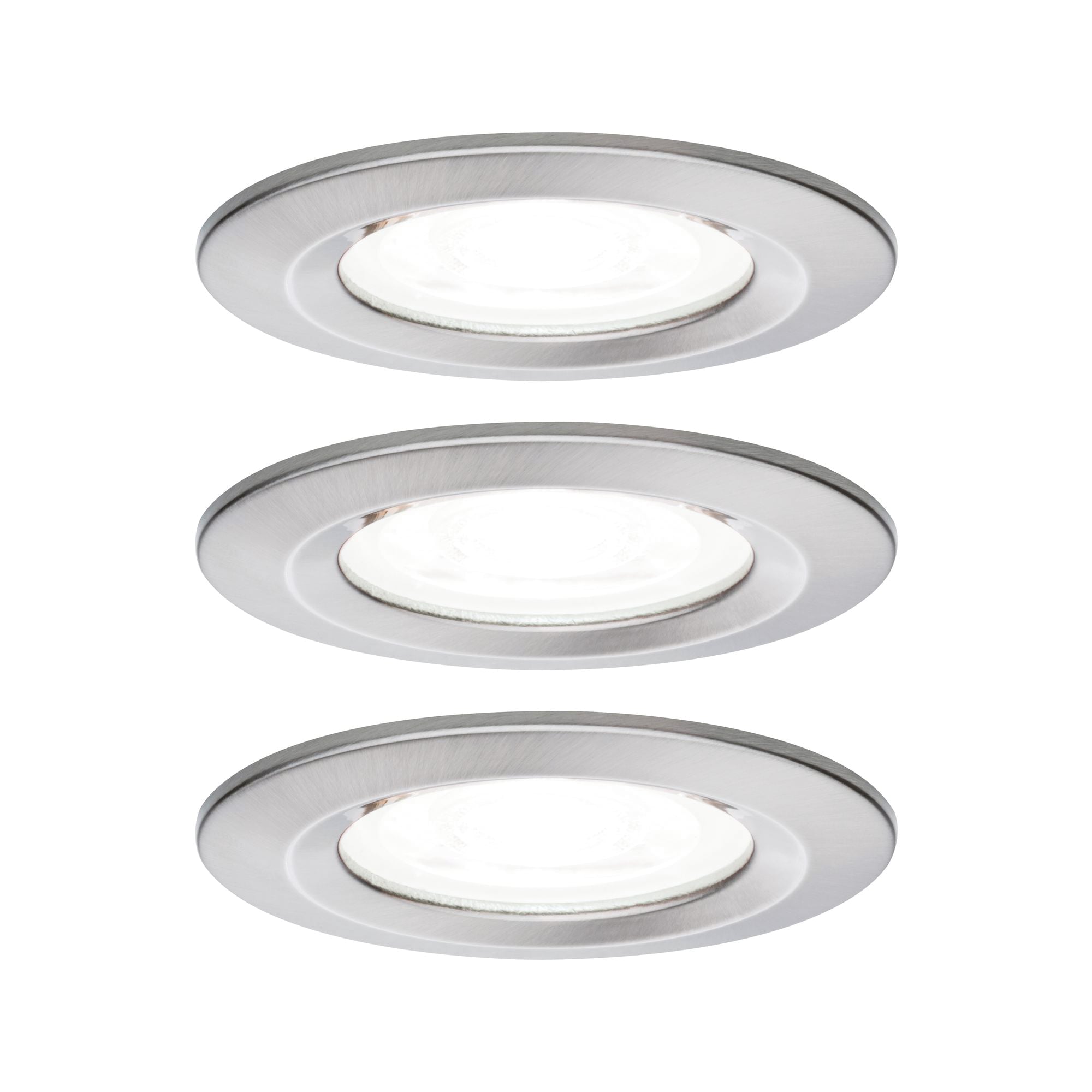 Paulmann PAULMANN LED-Einbaustrahler 3x6,5W 3LEDs Nova 929.83 Edelstahl 4000K weiß 450lm GU10