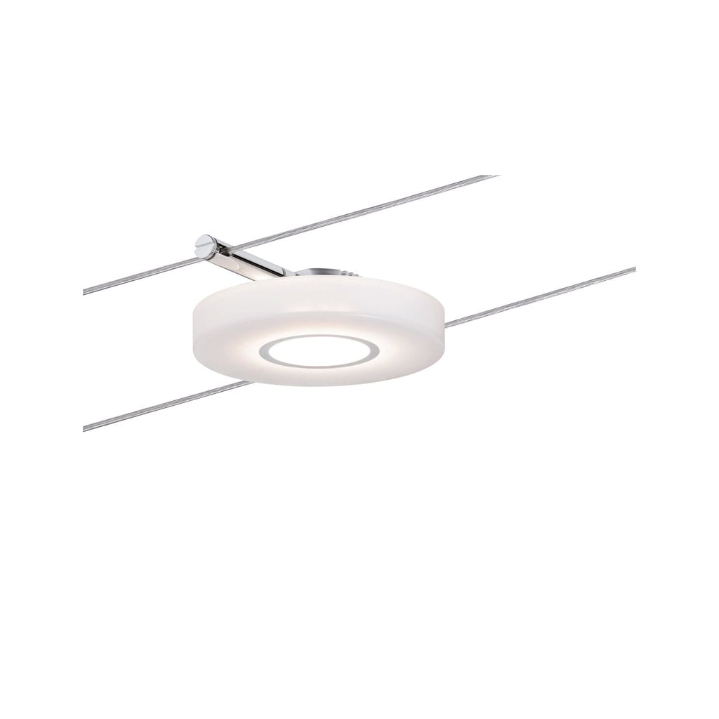 Paulmann PAULMANN LED-Anbaustrahler 4W 1LED chr Disc 940.90 2700K weiß 200lm chr glänzend Kunststoff