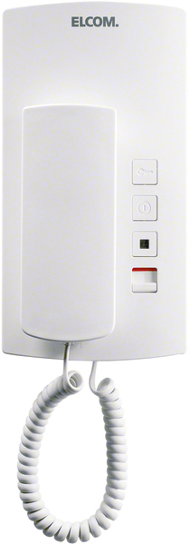 ELCOM Audio-Innenstation 1+n Aufputz weiß 1308100 100x192x50mm Rufunterscheid
