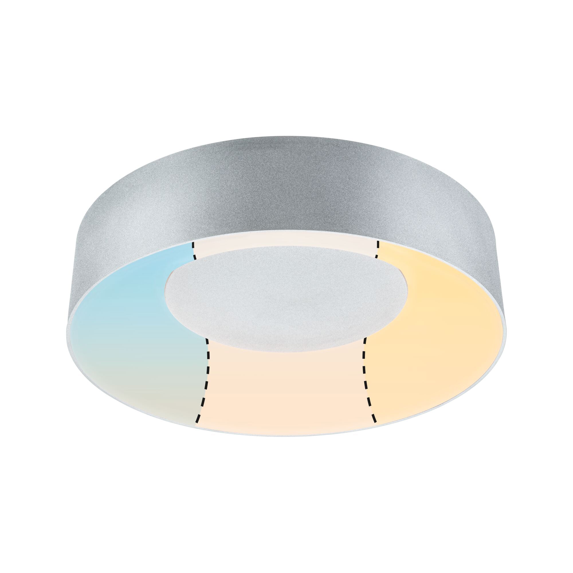 Paulmann PAULMANN LED-Deckenanbauleuchte 18W alu Casca 710.94 3000-6500K 1500lm
