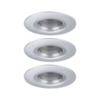 PAULMANN LED-Einbaustrahler 3x10W 3LEDs 921.13 chr GU10 chr matt Kunststoff IP23