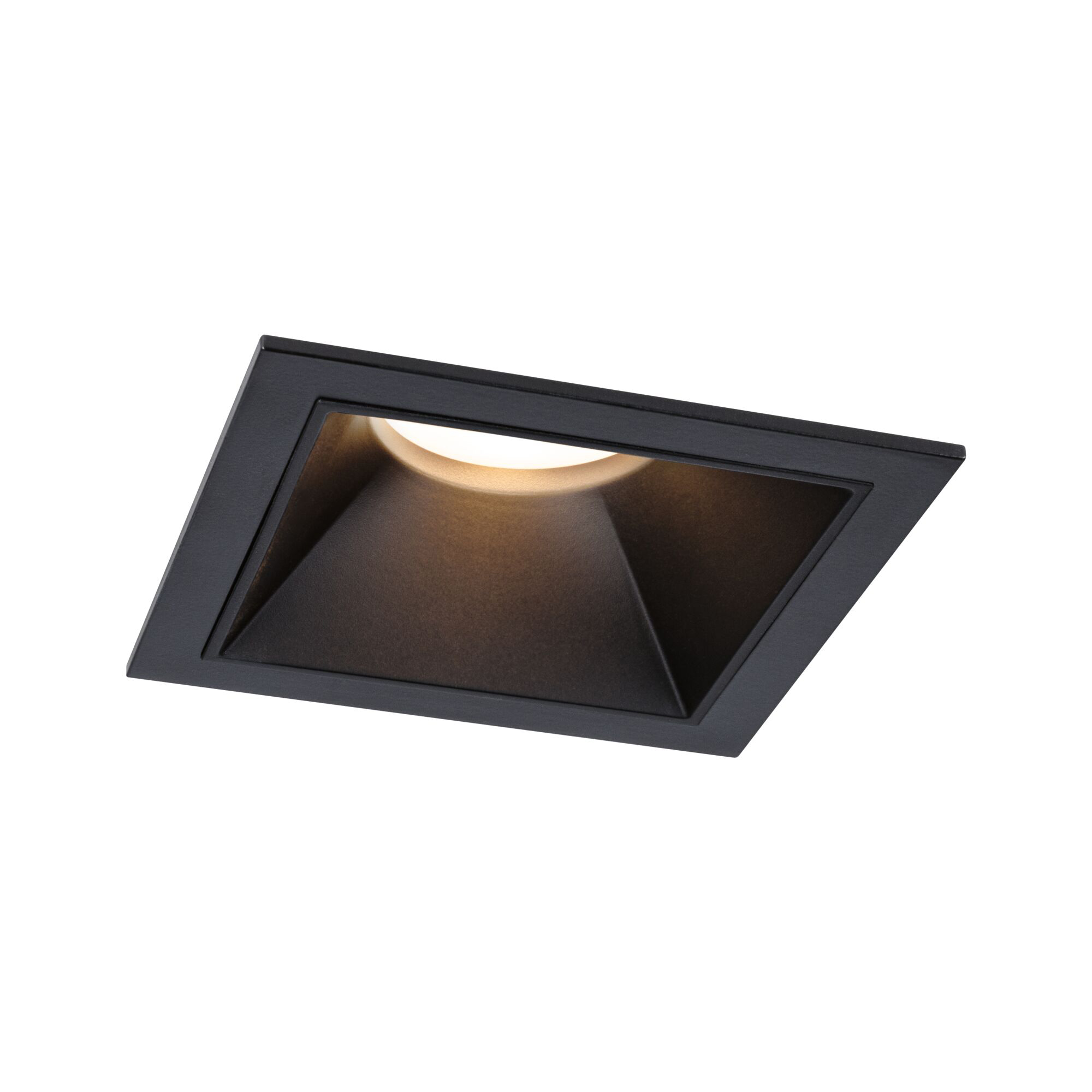 Paulmann PAULMANN LED-Einbaustrahler 6W 1LED schwarz 931.27 2700K weiß 470lm schwarz matt RF:matt Aluminium