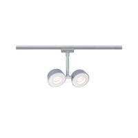 PAULMANN LED-Schienenstrahler 8W 2LEDs DoublePellet 954.71 chr 2700K weiß 480lm