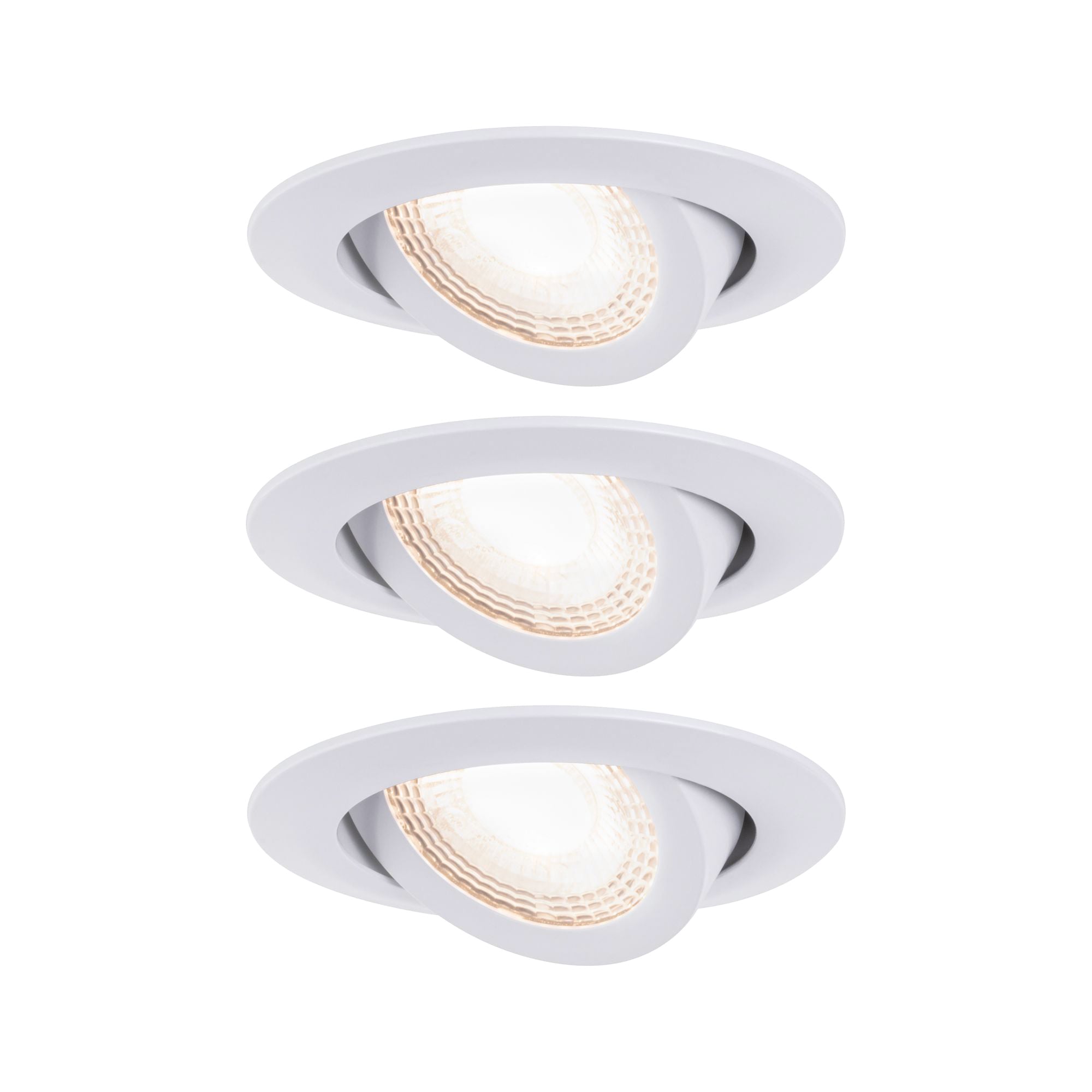 Paulmann PAULMANN LED-Einbaustrahler 3x6W 3LEDs 929.85 weiß 3000K weiß 1650lm weiß RF:hglz