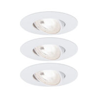 PAULMANN LED-Einbaustrahler 3x6W 3LEDs 933.88 weiß 3000K weiß 450lm weiß matt RF:hglz