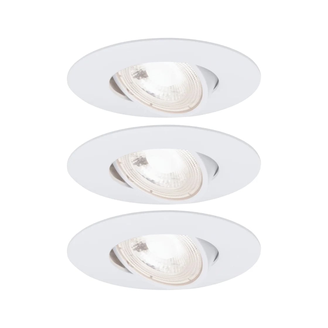 Paulmann PAULMANN LED-Einbaustrahler 3x6W 3LEDs 933.88 weiß 3000K weiß 450lm weiß matt RF:hglz
