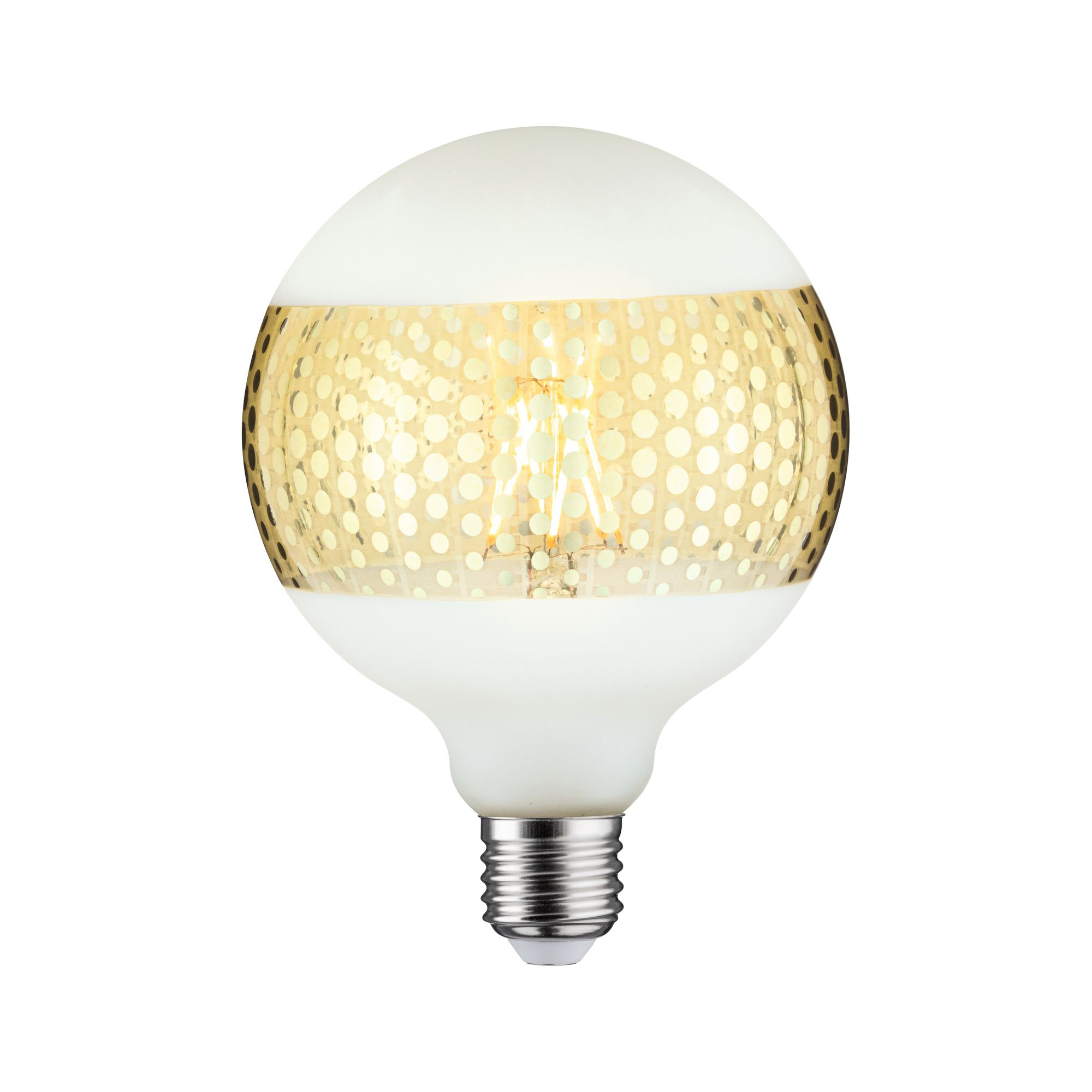 Paulmann PAULMANN LED-Kugellampe E27 G125 4,5W weiß 287.70 2500K 420lm F mattiert dimmbar AC