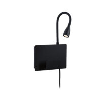 PAULMANN LED-Wandanbauleuchte 3,5W 2700K Halina 711.01 200lm schwarz