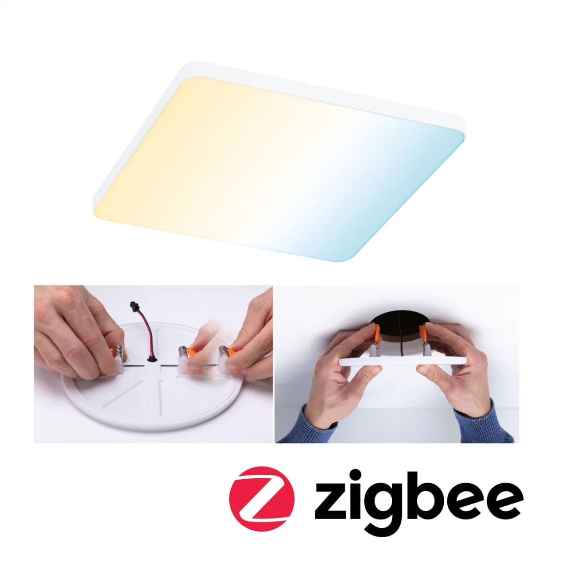 Paulmann PAULMANN LED-Deckeneinbauleuchte 18W weiß VariFitEdge 799.58 3000-6500K 1000lm