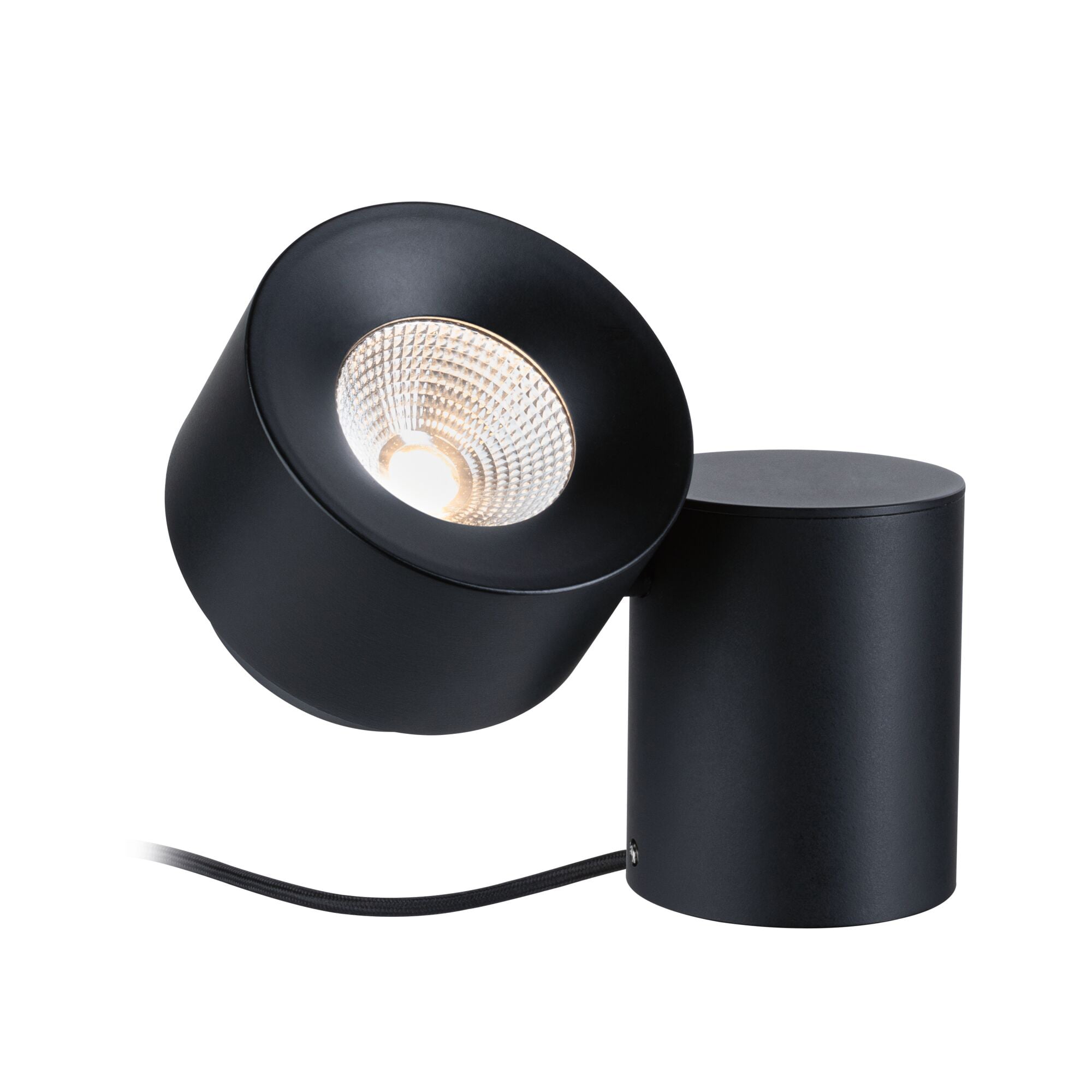 Paulmann PAULMANN LED-Wohnraumleuchte 6W 2700K schwarz Puric Pane 797.81 300lm Konverter mit Schalt