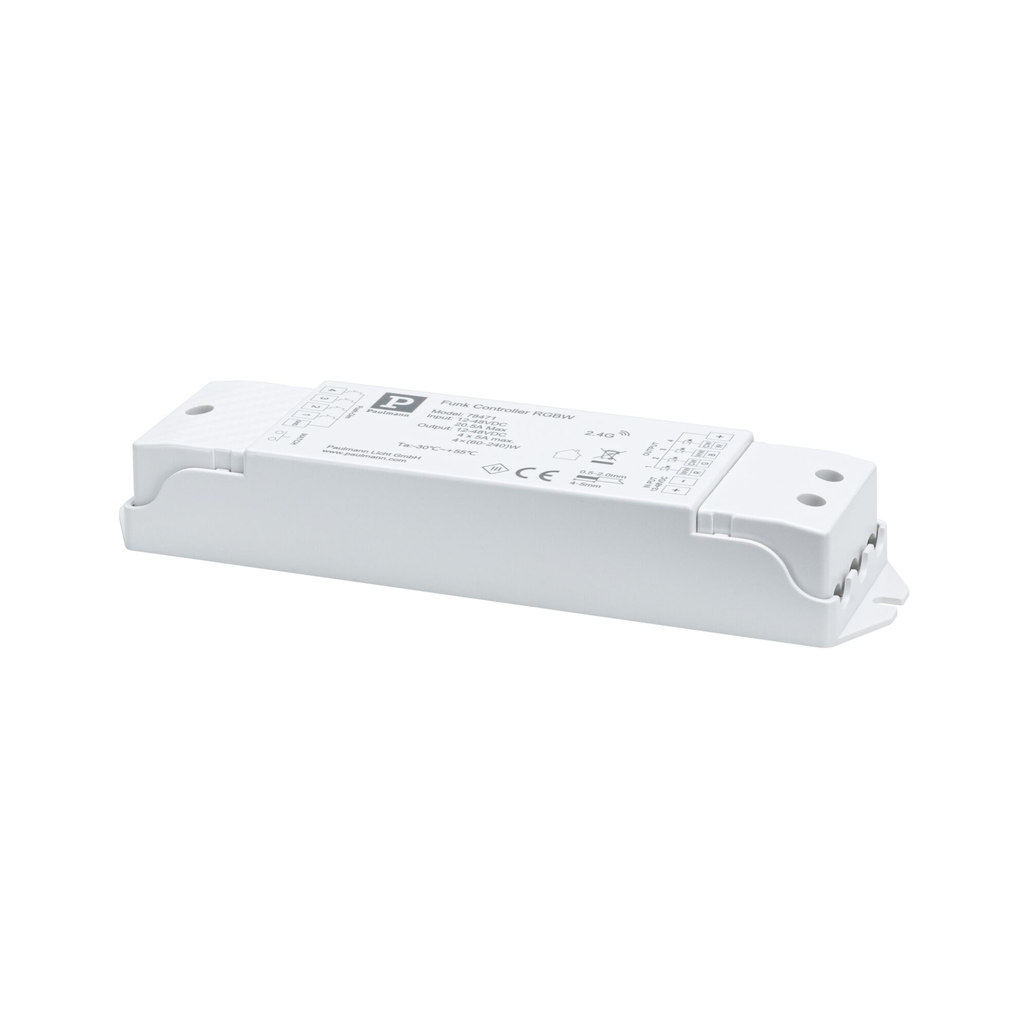 Paulmann PAULMANN LED-Trafo 600W 24V Push-button 784.71 IP20 Kunststoff-Gehäuse stat 175x45x27mm