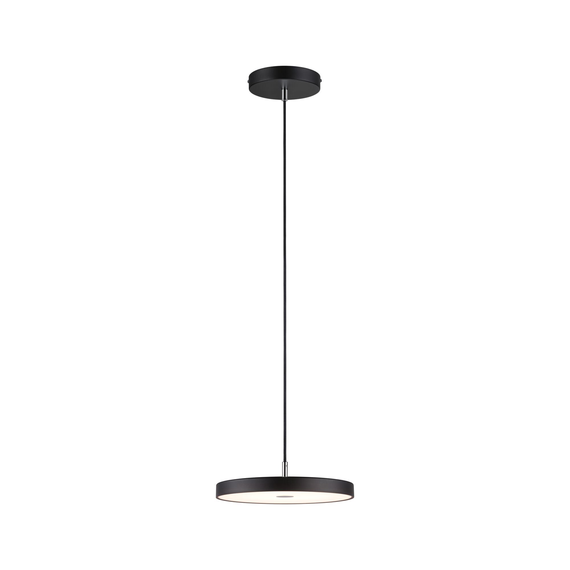 Paulmann PAULMANN LED-Pendelleuchte 1LED 2700K schwarz Hildor 967.82 1600lm Konverter sym IP20