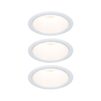 PAULMANN LED-Einbaustrahler 6W 3LEDs weiß 948.70 2700K weiß 470lm weiß matt RF:matt Aluminium