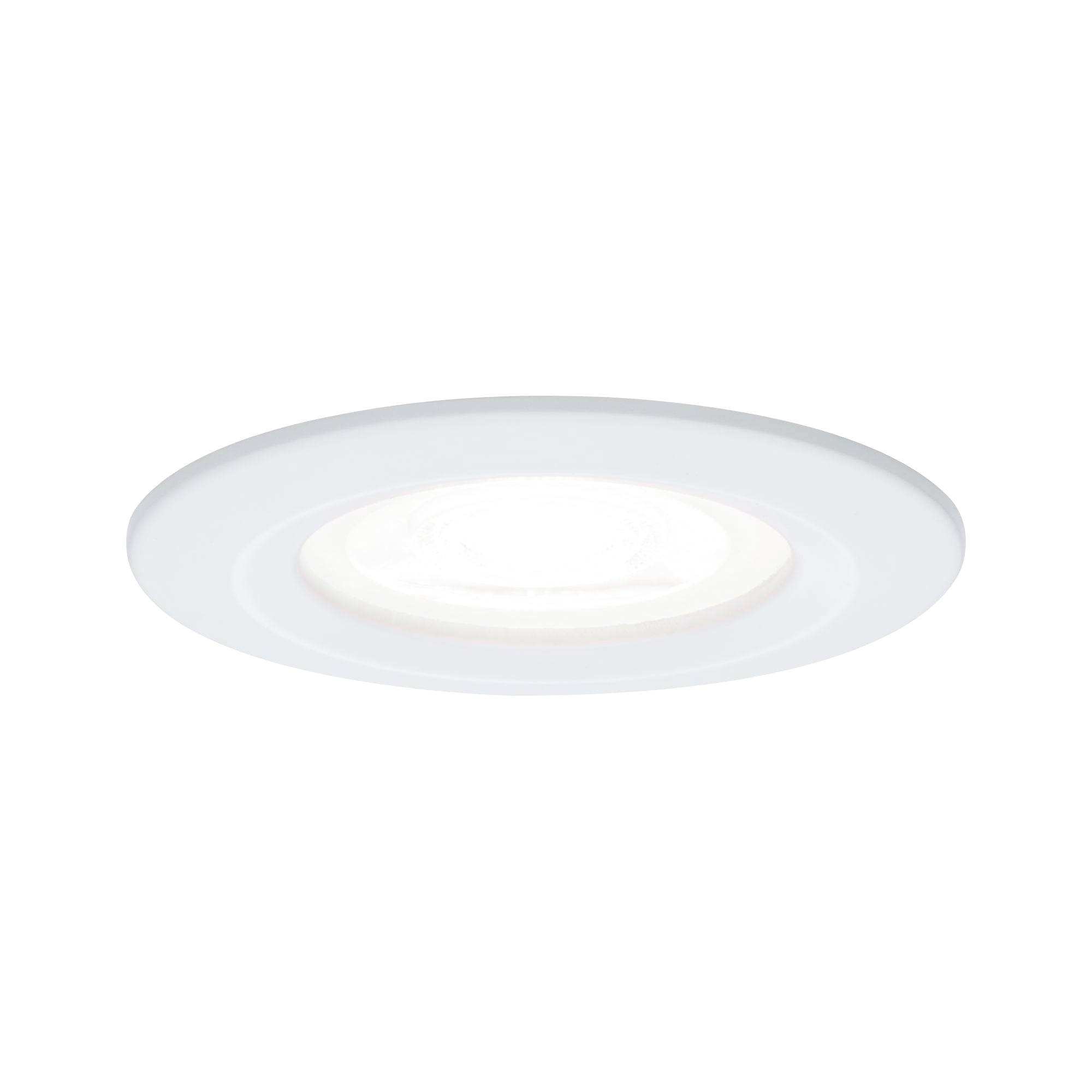 Paulmann PAULMANN LED-Einbaustrahler 6,5W 1LED weiß Nova 929.82 4000K weiß 450lm GU10 weiß matt