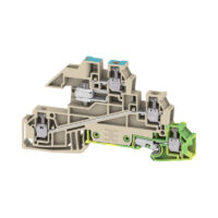 WEIDMÜLLER Installationsklemme 24A 3pot WDL 2.5/S/NT/L/PE 0,5-4qmm bg Schraub